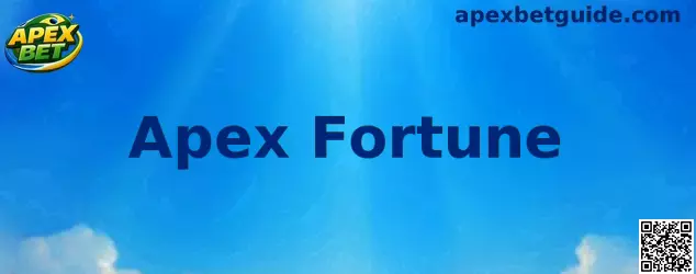Interface ilustrativa do jogo Apex Fortune